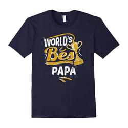 Mens World's Best Papa Graphic T-Shirt-Father's Day - XXXL