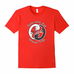 Peace, Love, and Wiener Dogs Dachshund T-Shirt-Father's Day - L