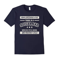 SOCCER DAD T shirt â Christmas Gifts For Dad-Father's Day - L