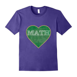 I Love Mathematics T Shirt â I Heart Math-Father's Day - XL
