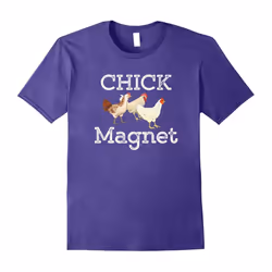 Chick Magnet Funny Chicken Lover Graphic T-Shirt-Father's Day - M