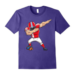 Football Boy Dabbing Dab Dance T shirt Funny Boys Gifts Tee-Father's Day - XXL