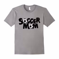 Soccer Mom T-shirt Proud Soccer Mom I Love Soccer Tee-Father's Day - XXXL