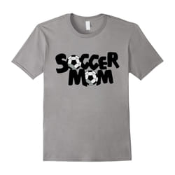 Soccer Mom T-shirt Proud Soccer Mom I Love Soccer Tee-Father's Day - XXXL