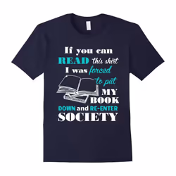 Book Reading Lover Shirt Gift Tee for Readers Bookworm reading junkie Funny Book lover T-Shirt-Father's Day - XL