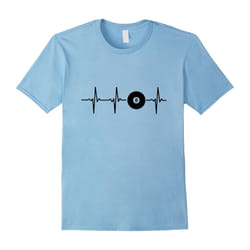 My Heart Beats For Pool Billiard T-Shirt â I Love Pool Shirt-Father's Day - S