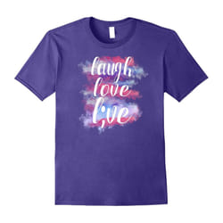 Suicide Prevention Shirt ~ Laugh Love Live TShirt-Father's Day - M