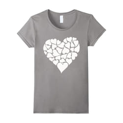 Hearts LOVE Valentine's Day Gift Shirt for Women Girls-Father's Day - XL