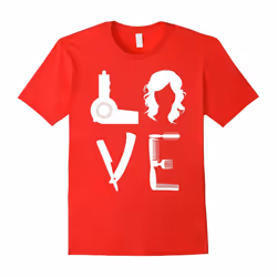 Hairdresser Tshirt , Love Hairdresser-Father's Day - XXL