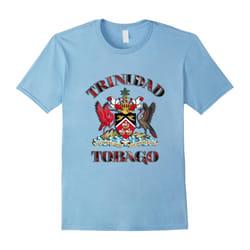Trinidad and Tobago crest emblem flag tee t shirt trini-Father's Day - M