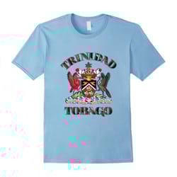 Trinidad and Tobago crest emblem flag tee t shirt trini-Father's Day - XL