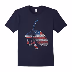 American Flag Angler Love Fly Fishing T shirt Tee Flyfishing-Father's Day - XXXL