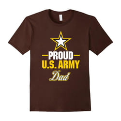 Mens Army Dad T-Shirt Proud US Army Dad-Father's Day - XXXL
