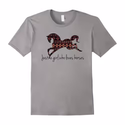 Just a Girl Who Loves Horses shirt-Father's Day - XXXL