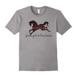 Just a Girl Who Loves Horses shirt-Father's Day - XXXL