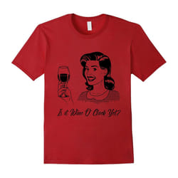 Womens Ladies Mom Likes to Drink Wine Lover Funny T-Shirt-Father's Day - L