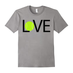 I Love Tennis T-shirt. Tennis Ball my Favorite Sport-Father's Day - XXXL