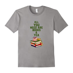 Coffee And Book Lovers T-Shirt, Funny Read Day Quotes Gift-Father's Day - XL