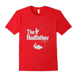 The Rod Father Fishing Dad T-Shirt-Father's Day - XL