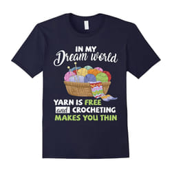 I Love Crochet T-Shirt by Yarn and Crochet Lovers T-shirts-Father's Day - L