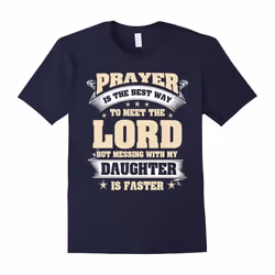 Men's Don't Mess With My Daughter Shirt Father Day Gift Tee Dad Daughter T-Shirt-Father's Day - XXL