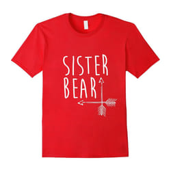 Sister Bear T-Shirt Family Portrait With Mama and Papa Bear-Father's Day - XXXL
