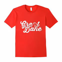 Great Dane Heartbeat â Pets Lover T-Shirt-Father's Day - L