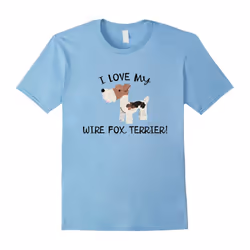 I Love my Wire Fox Terrier shirt-Father's Day - XXXL