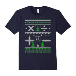 Ugly Christmas Shirt For Math Lover T Shirt-Father's Day - L