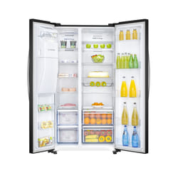 Hisense RS694N4IBF side-by-side refrigerator Freestanding 535 L F Black