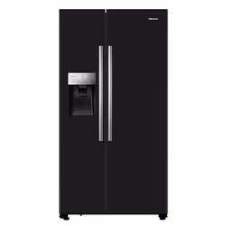 Hisense RS694N4IBF side-by-side refrigerator Freestanding 535 L F Black