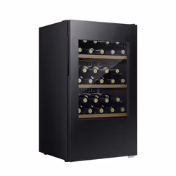 Hisense RW12D4NWG0 wine cooler Compressor wine cooler Freestanding Black 30 bottle(s)