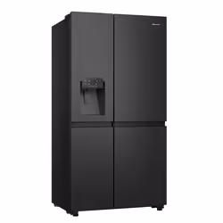 Hisense RS818N4TFE side-by-side refrigerator Freestanding 632 L E Black