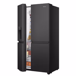 Hisense RS818N4TFE side-by-side refrigerator Freestanding 632 L E Black - Additional view 7