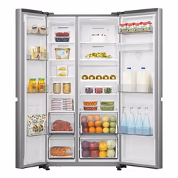 Hisense RS840N4WCE side-by-side refrigerator Freestanding 649 L E Stainless steel