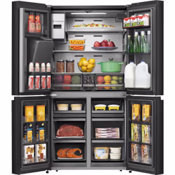Hisense RQ760N4IFE side-by-side refrigerator Freestanding 577 L E Black - Additional view 7