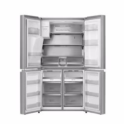 Hisense RQ760N4SASE side-by-side refrigerator Freestanding 584 L E Stainless steel