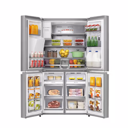 Hisense RQ760N4SASE side-by-side refrigerator Freestanding 584 L E Stainless steel - Additional view 6