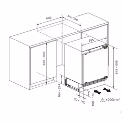 Hisense RUL178D4AWE fridge Built-in 138 L E White - Additional view 6