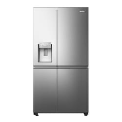 Hisense RS818N4IIE side-by-side refrigerator Freestanding 632 L E Stainless steel