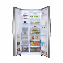 Hisense RS694N4ICE side-by-side refrigerator Freestanding 562 L E Stainless steel