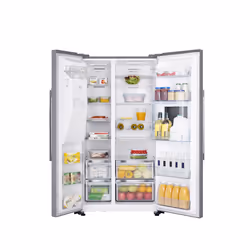 Hisense RS694N4BCE side-by-side refrigerator Freestanding 562 L E Stainless steel