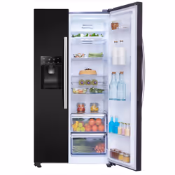 Hisense RS694N4IBE side-by-side refrigerator Freestanding 562 L E Black