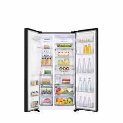 Hisense RS694N4TBE side-by-side refrigerator Freestanding 562 L E Black - Additional view 5