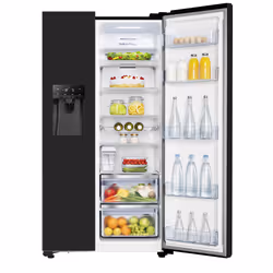 Hisense RS694N4TBE side-by-side refrigerator Freestanding 562 L E Black - Additional view 6
