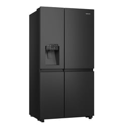 Hisense RS818N4TFC side-by-side refrigerator Freestanding 632 L C Black, Stainless steel