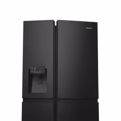 Hisense RS818N4TFC side-by-side refrigerator Freestanding 632 L C Black, Stainless steel