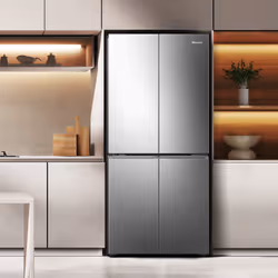 Hisense RQ5P470SAID side-by-side refrigerator Freestanding 483 L D Stainless steel
