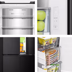 Hisense RQ5P470SAFD fridge-freezer Freestanding 483 L D Black, Stainless steel - Additional view 7