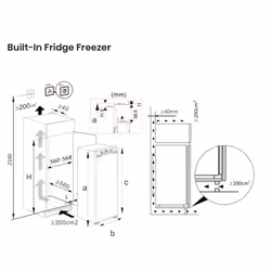 Hisense FT3B213SAWE freezer Upright freezer Built-in 235 L E Steel - Additional view 6